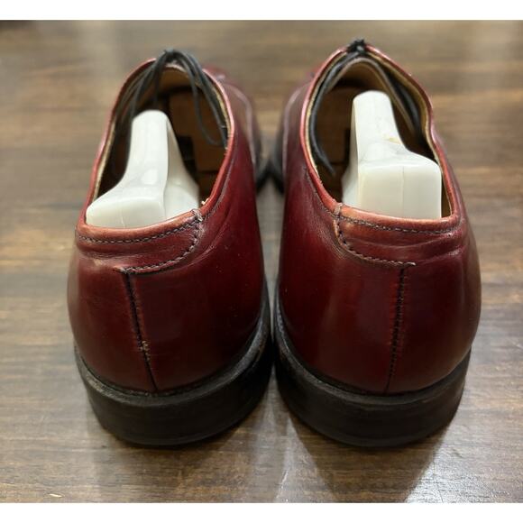 Allen Edmonds 8 C Park Avenue Burgundy EUC Leather Soles $450 USA Made main image 7